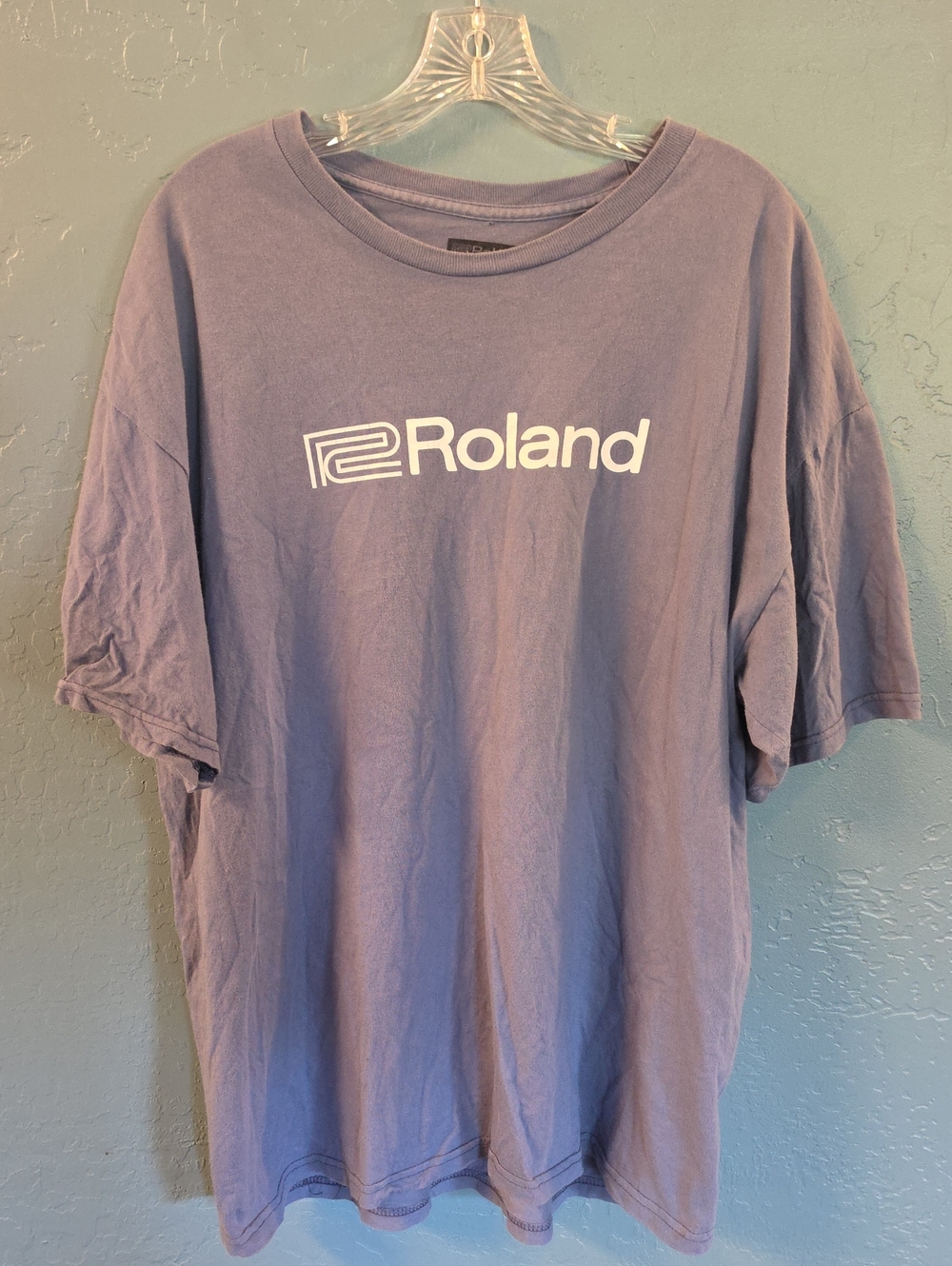 Roland Blue Graphic Logo Tee